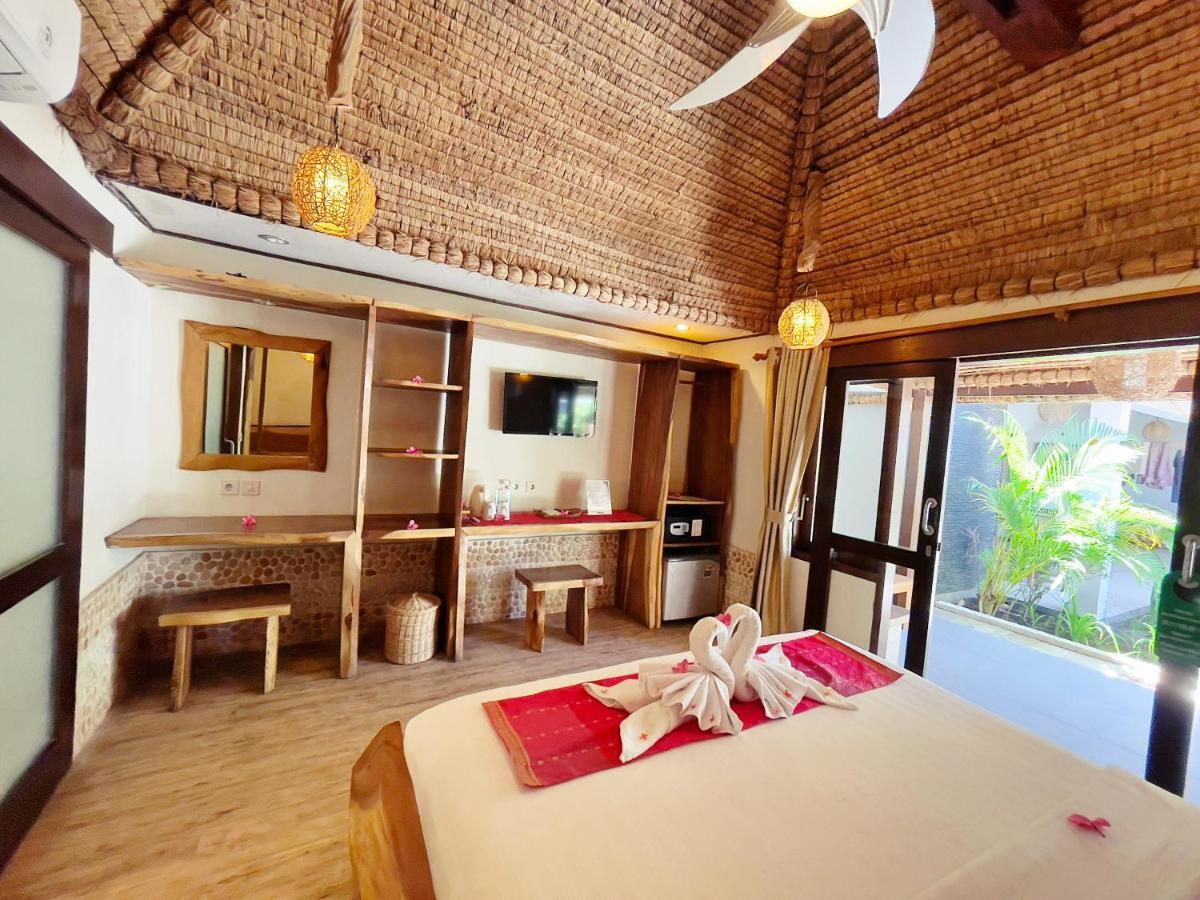 Samba Villas Beachfront View Gili Trawangan Extérieur photo