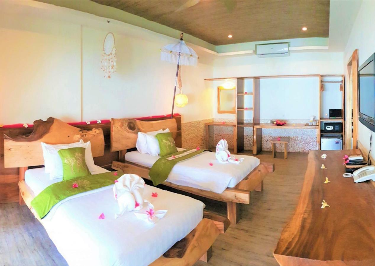 Samba Villas Beachfront View Gili Trawangan Extérieur photo